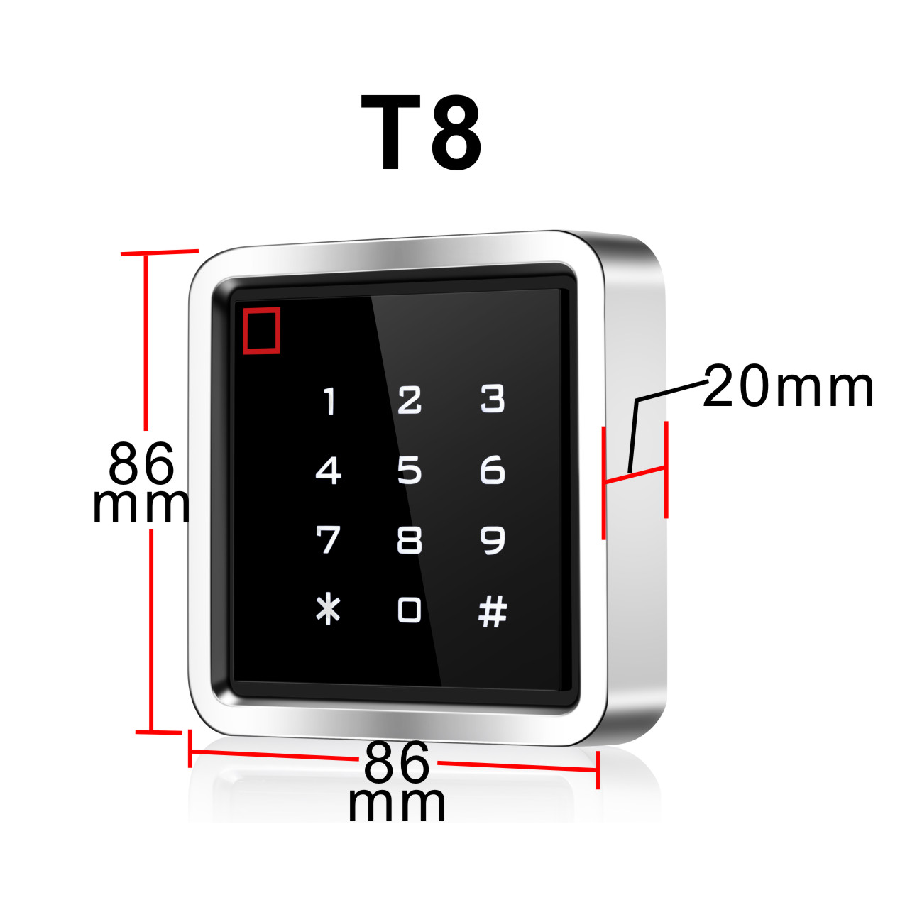 T8--TUYA standalone access control and card reader